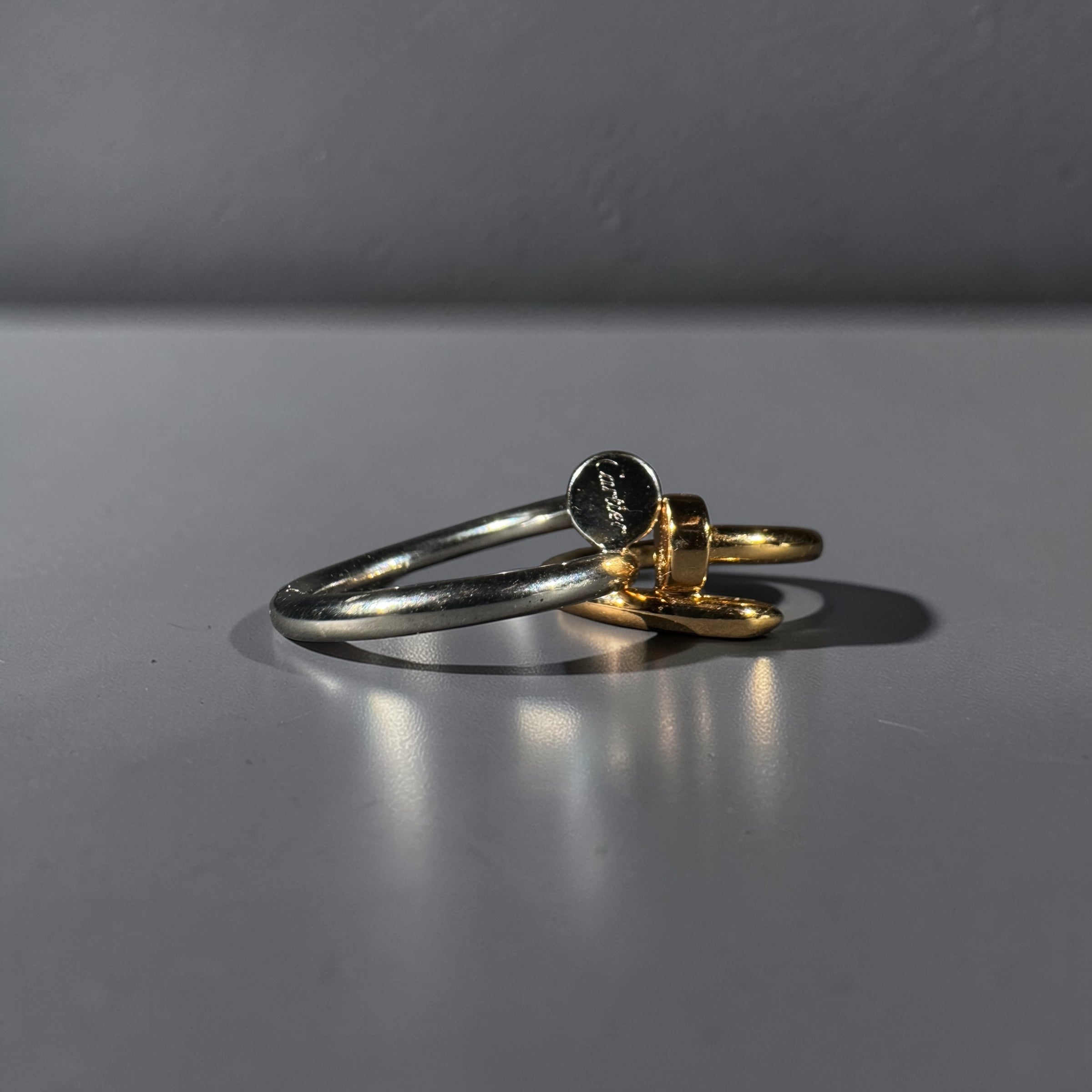 Lunara Nail Wrap Adjustable Ring for Women – Gold & Silver Stainless Steel Minimalist Nail Designer Ring | Modern Luxury Jewellery